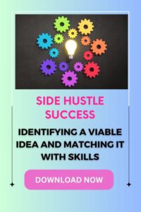 identifying a viable side hustle idea and match it with skills